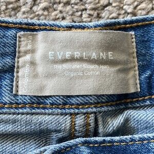 Everlane the summer slouch jean organic cotton